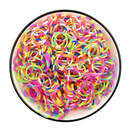 DIY Hand Knitting Machine Rubber Band Loom Bands Children Handmade Rubber Band Knitting Toys Colorful Bracelet Craft Toys