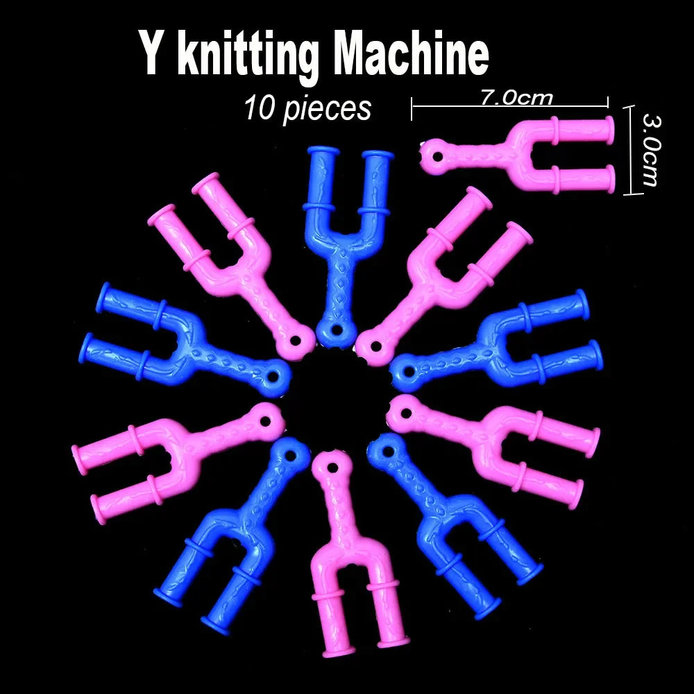 DIY Hand Knitting Machine Rubber Band Loom Bands Children Handmade Rubber Band Knitting Toys Colorful Bracelet Craft Toys