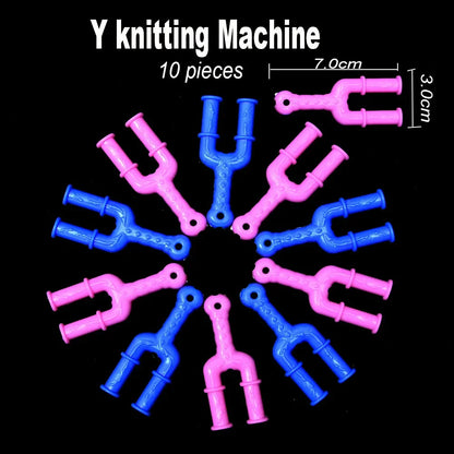 DIY Hand Knitting Machine Rubber Band Loom Bands Children Handmade Rubber Band Knitting Toys Colorful Bracelet Craft Toys