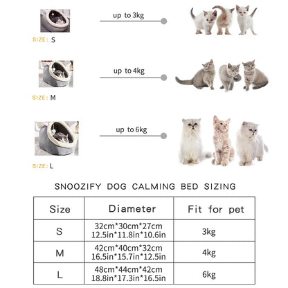1PC Warm Winter Four Seasons Universal Semi-Closed Cute Comfortable Cat Nest Bed Warm Pet Nest