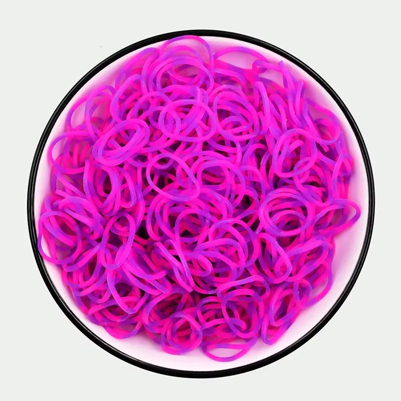 DIY Hand Knitting Machine Rubber Band Loom Bands Children Handmade Rubber Band Knitting Toys Colorful Bracelet Craft Toys