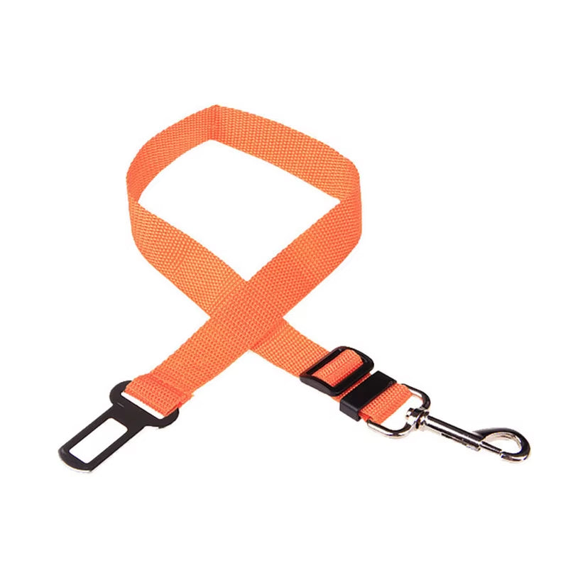 Adjustable Pet Cat Dog Car Seat Belt Pet Seat Vehicle Dog Harness Lead Clip Safety Lever Traction Dog Collars Dog Accessoires
