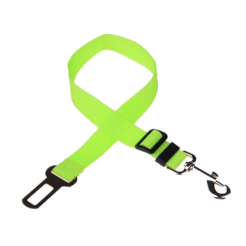 Adjustable Pet Cat Dog Car Seat Belt Pet Seat Vehicle Dog Harness Lead Clip Safety Lever Traction Dog Collars Dog Accessoires