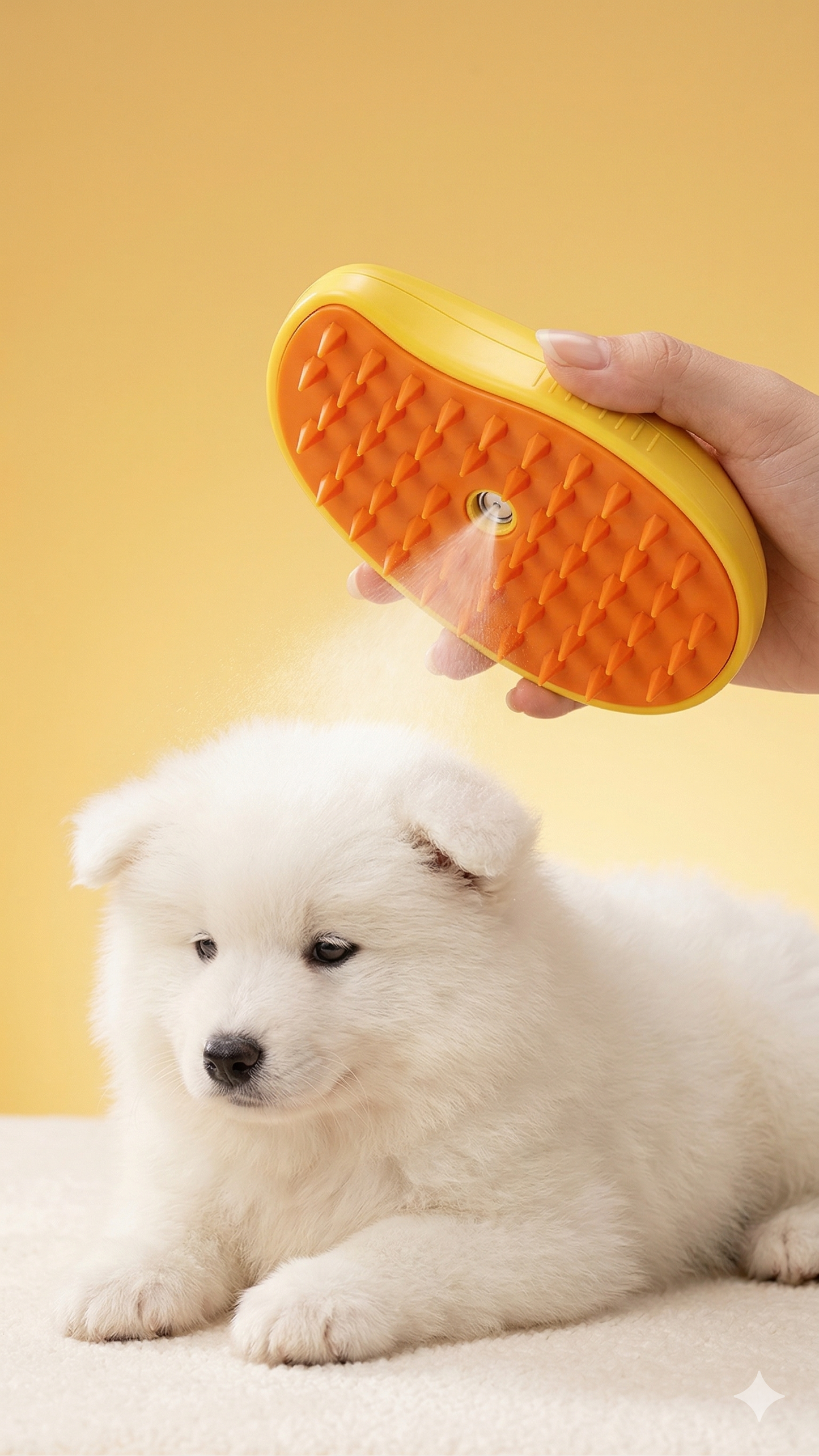 PulseGroom™ Steam Brush