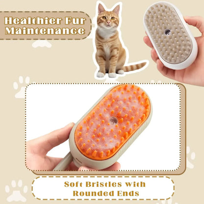 PulseGroom™ Steam Brush