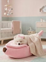 Warm Banana Shaped Bed