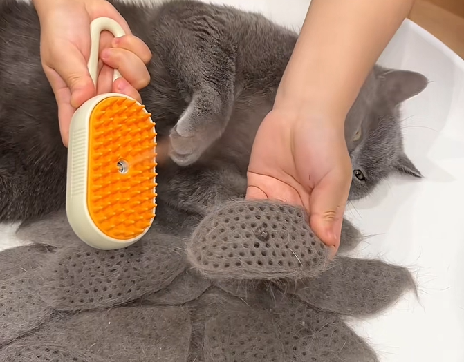 PulseGroom™ Steam Brush