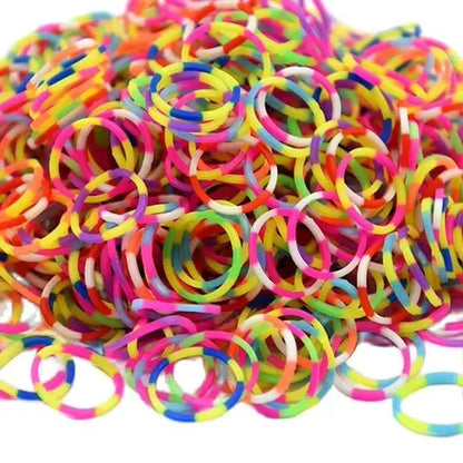 DIY Hand Knitting Machine Rubber Band Loom Bands Children Handmade Rubber Band Knitting Toys Colorful Bracelet Craft Toys