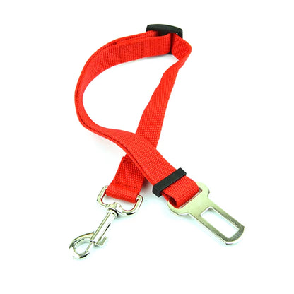 Adjustable Pet Cat Dog Car Seat Belt Pet Seat Vehicle Dog Harness Lead Clip Safety Lever Traction Dog Collars Dog Accessoires